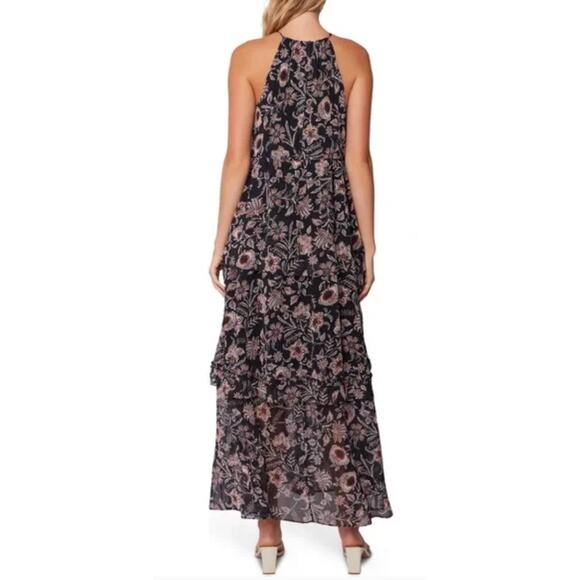 Lost + Wander Eclipse of the Heart Floral Tiered Maxi Dress Small NWT - Picture 3 of 6